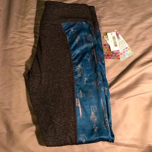 Unicorn lularoe large Jordan long work out pants